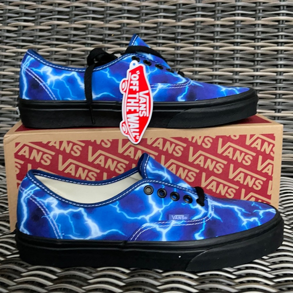 Vans Authentic Lightning Black/Blue WMNS